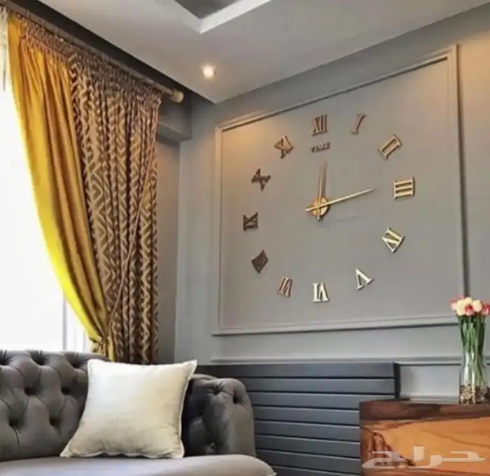 ساعات حائط 3D ( ديكورات داخلية) 43