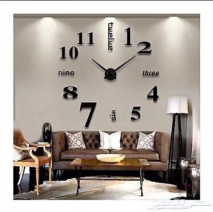 ساعات حائط 3D ( ديكورات داخلية) 45