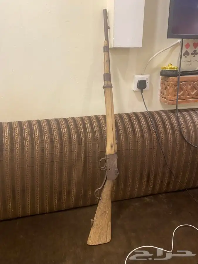 بندق تراثي اصل عصملي عثماني مؤرخ 1329 بإسم امير سعود بن رشيد 3