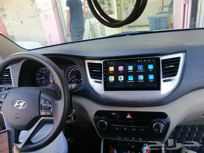 شاشه توسان 2016_2018نظام اندرويد شاشات سيارات 8