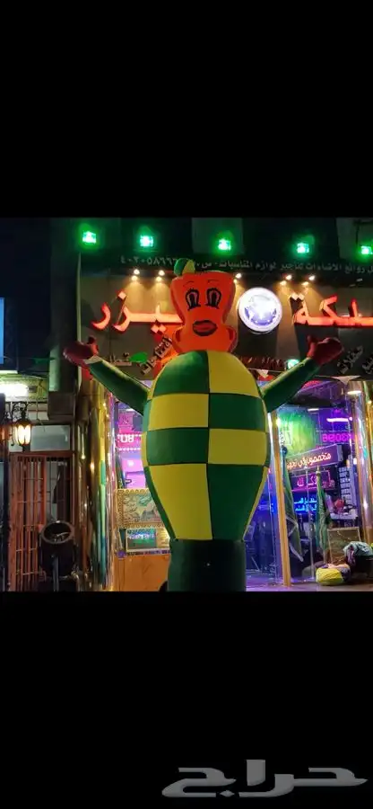 بيع وتأجير البلونات والليزرات والرواقص لي جميع المناسبات 1