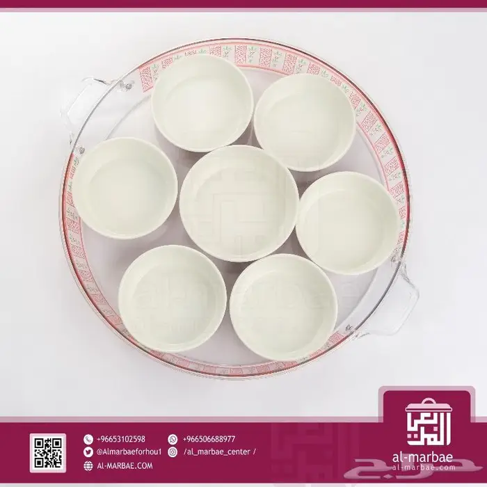 صحن فطور استيل و ميلامين 9