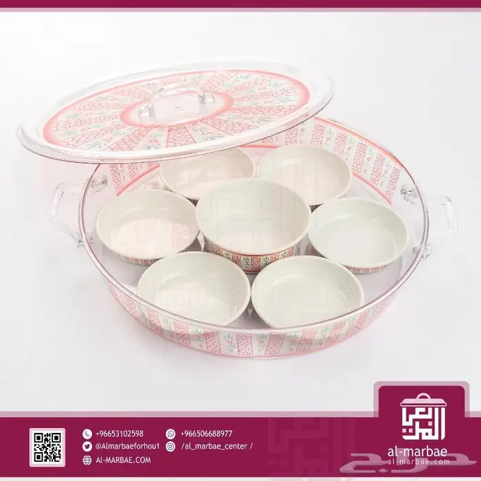 صحن فطور استيل و ميلامين 13