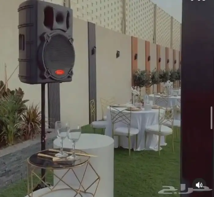 تاجير ليزر بخار استيج سماعات بارتي بار 0504487897 2