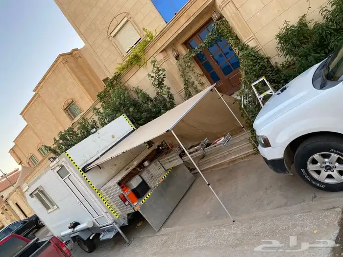 مظلة جانبية للسيارة خاصة للرحلات D600 طبقتين 14