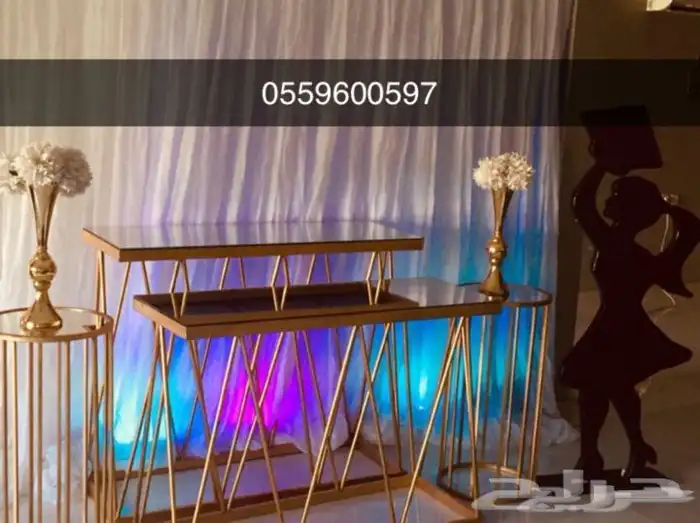 حفلات محل تاجير حفلات والمناسبات طولات قزاز كراسي قزاز كوش 16