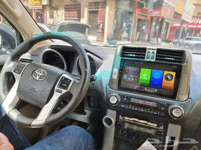 شاشة برادو 2012 أندرويد مع كامره خلفية 3