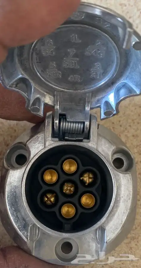 فيش منفذ كابلنق كهرب مقطورة عربة قلص ( صناعة الماني ) 5