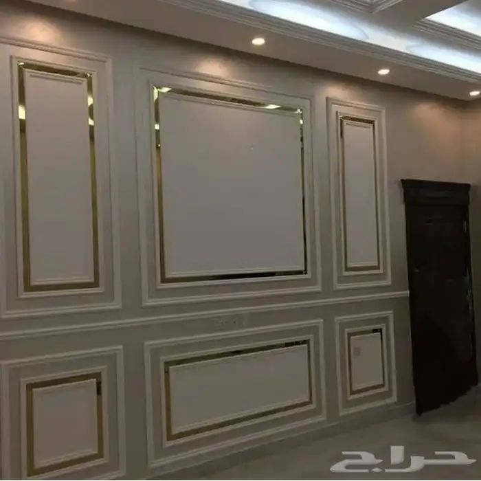 باركيه خشب نعلات فايبر ورق جدران تكسيات جدارية 27
