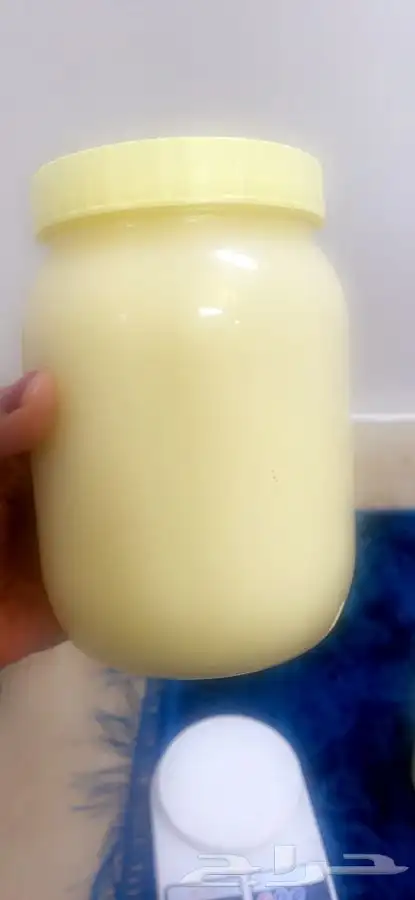 سمن معزا وزبده معزا بيضاء 1