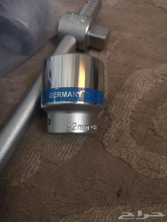 يد حبة ألماني مع حبات مقاس 41و42 ومفتاح ستيل كفرات 1