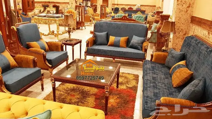 كراسي قاعات افراح ومجالس ملكيه-خشب زان دمياطي 15