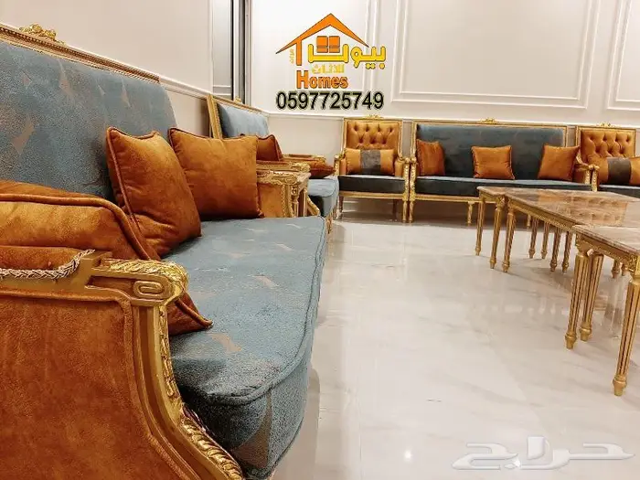 كراسي قاعات افراح ومجالس ملكيه-خشب زان دمياطي 10