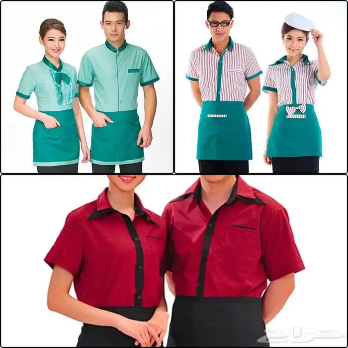 زي موحد و ملابس عمال مطرزة بالشعارات 5