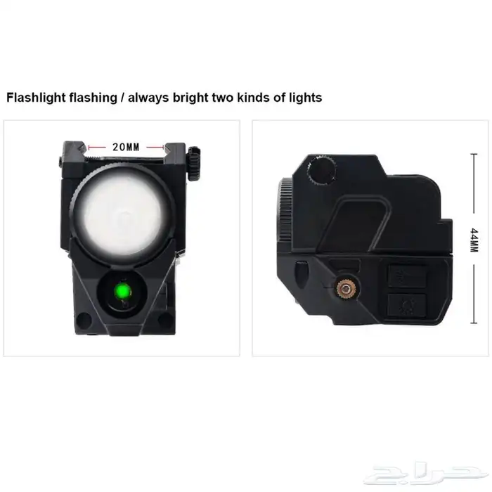 الليزر لجميع المسدسات الليزر الاخضر مع كشاف نوعيه اصلي ممتاز 2