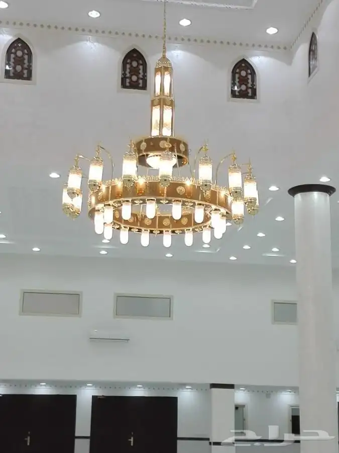 ثريات مساجد و جوامع اسلامية بتصاميم شرقيه 3
