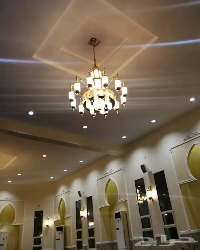 ثريات مساجد و جوامع اسلامية بتصاميم شرقيه 5