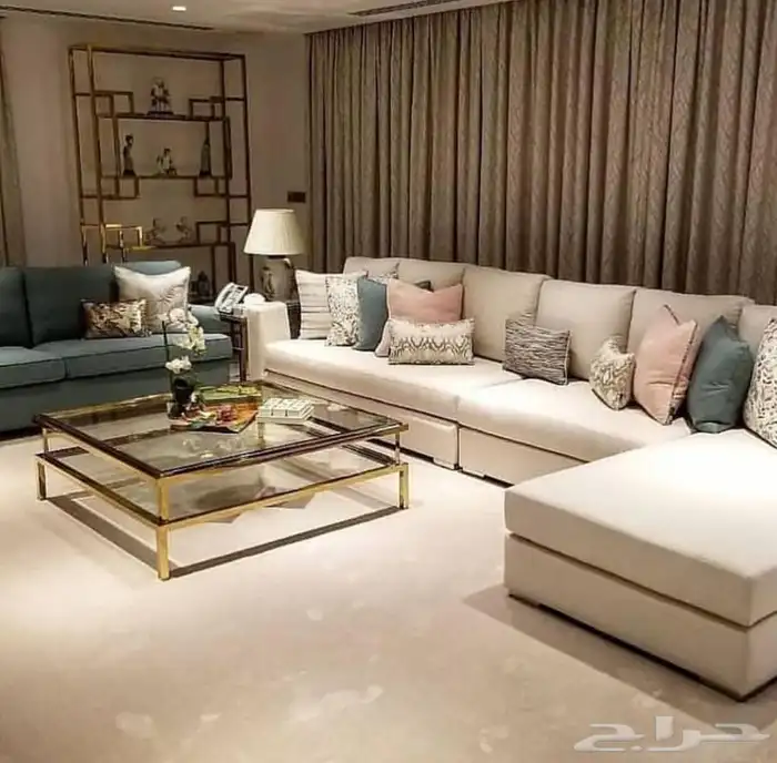  أثاث كنب مجالس ستائر فندقية مساند ظهر مراكي أثاث 12