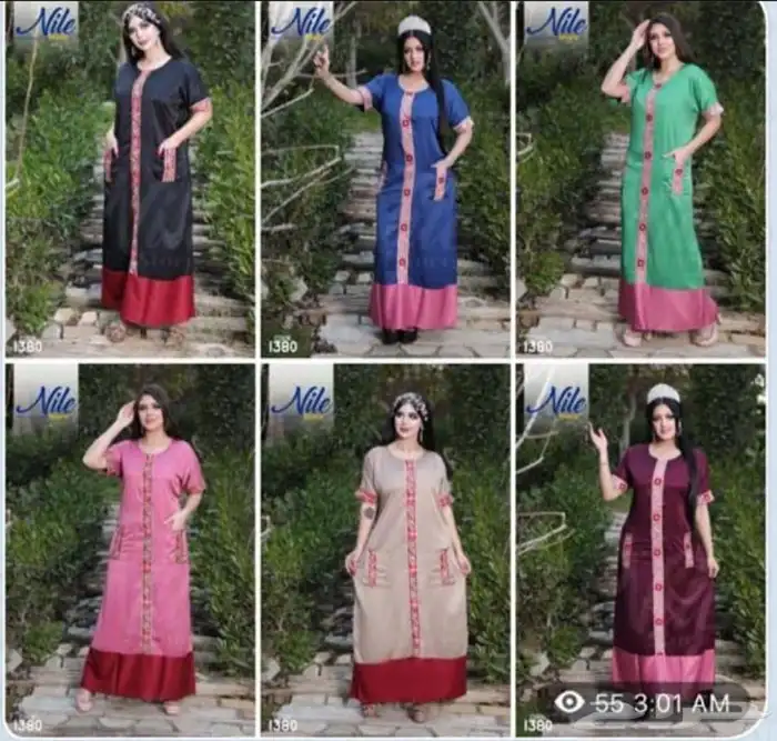 جلابيات مصريه اطقم بناتي نسائي بسعر الجمله 26