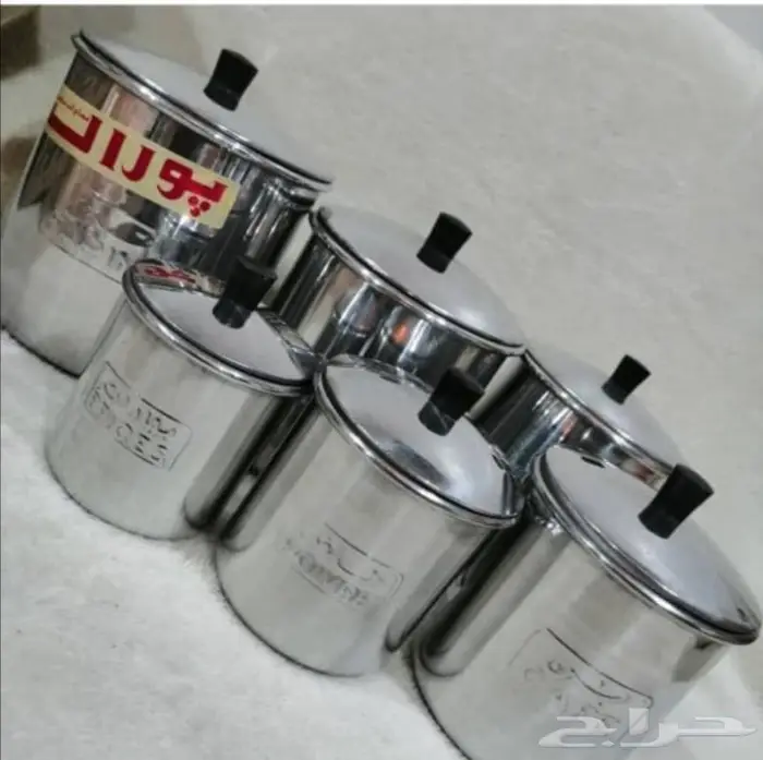 طقم علب معدن صناعة مصريه 1