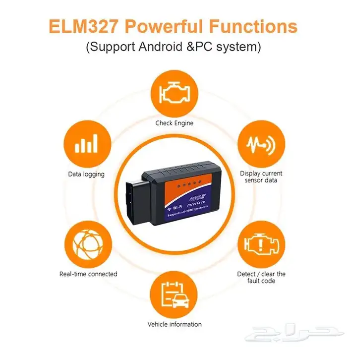 جهاز فحص اعطال السيارة كمبيوتر OBD 2 اقل سعر 13