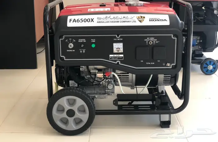 مولد ماطور كهرباء هوندا 6كيلو ونص الاصلي بنزين 0
