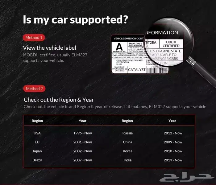 جهاز فحص اعطال السيارة كمبيوتر OBD 2 اقل سعر 10