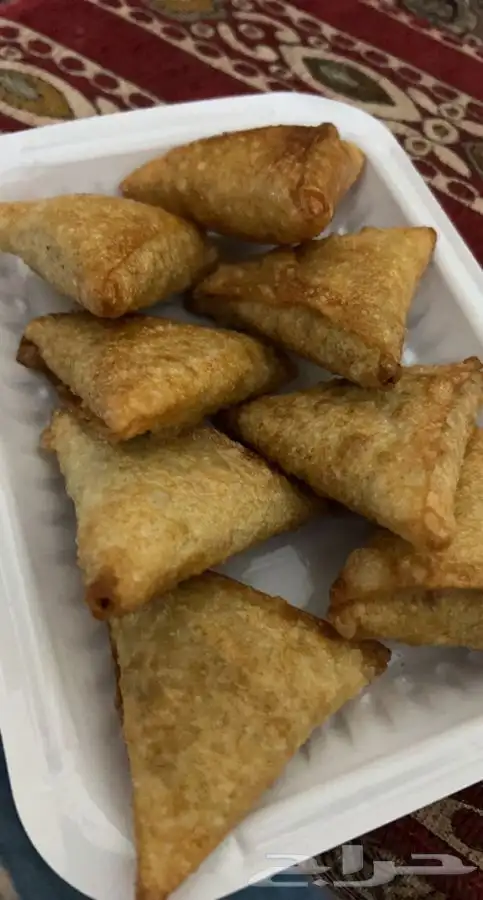 مفرزنات سمبوسه بجميع الانواع دجاج خضار لحم جبن 30