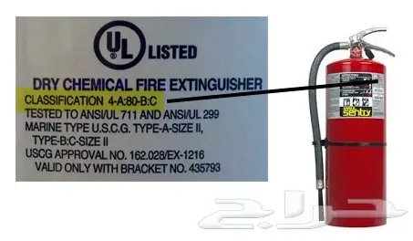 طفاية حريق ارامكو _ طفاية يو ال 1