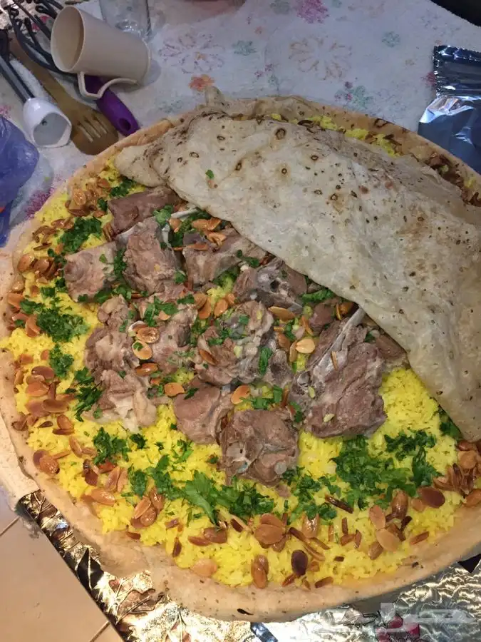 منسف اردني باللحم النعيمي والجميد الكركي بالسمن البلدي 1