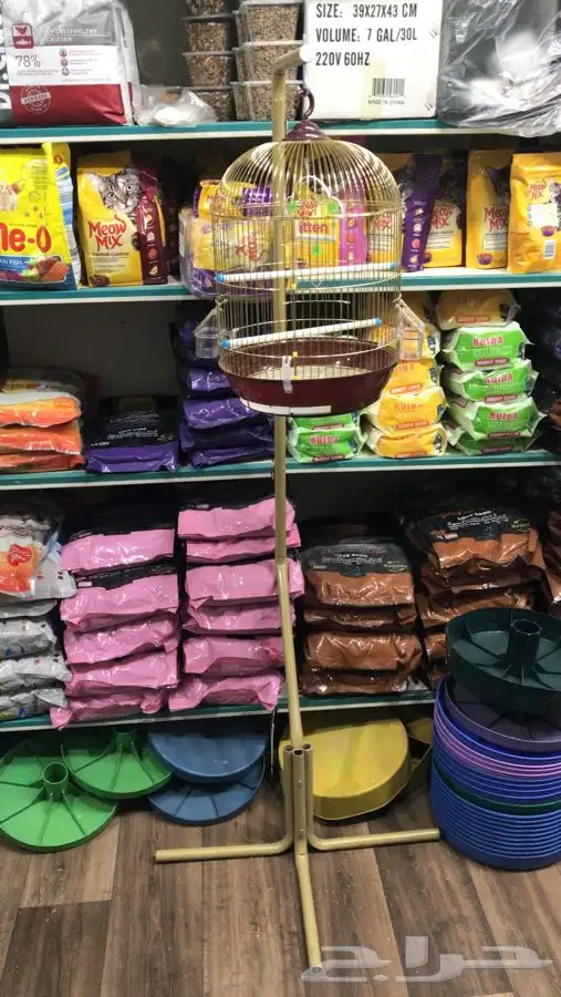 قطط طيور سلااحف اسماك مستلزمات يتوفر توصيل 6