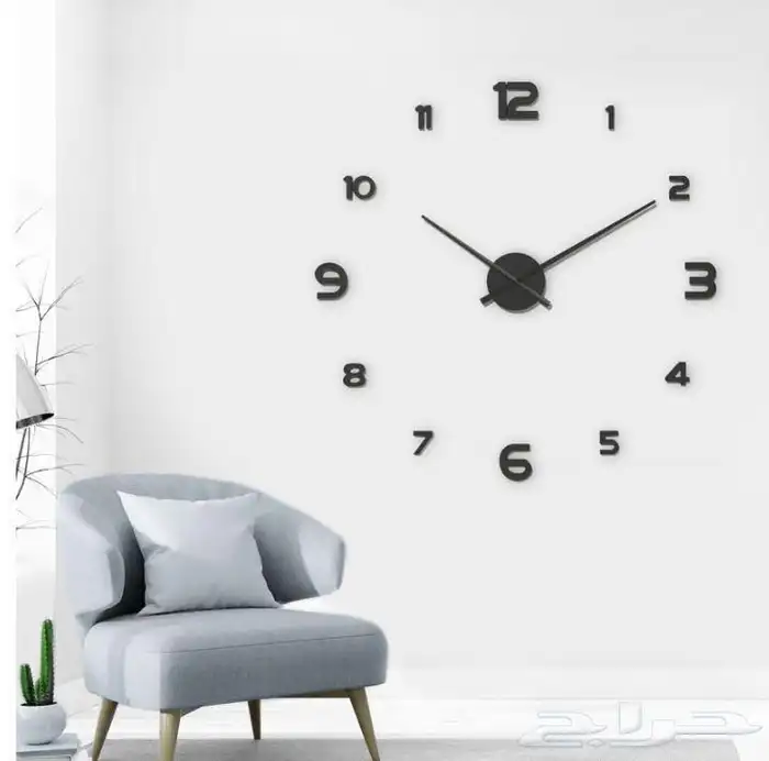 ساعات حائط 3D ( ديكورات داخلية) 55