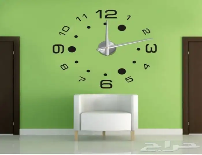 ساعات حائط 3D ( ضمان 33