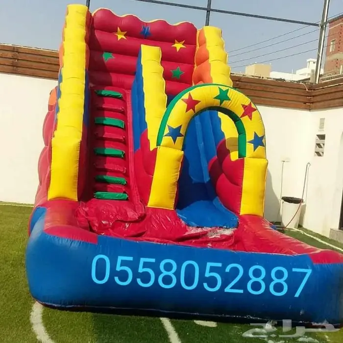 نطيطه زحليقه مائيه ملعب صابوني الرياض 0558052887 5