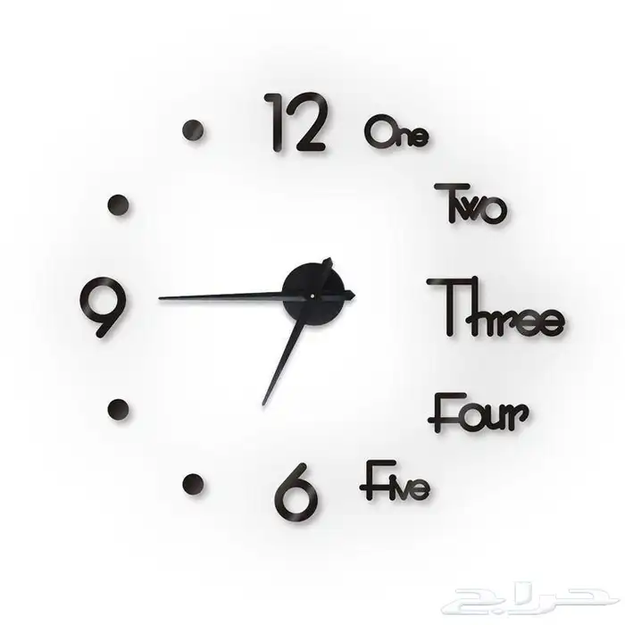 ساعات حائط 3D ( ديكورات داخلية) 51