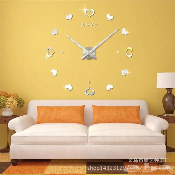 ساعات حائط 3D ( ضمان 34