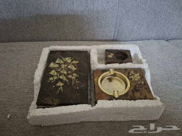 حامل سجائر وطفاية قديمة 0