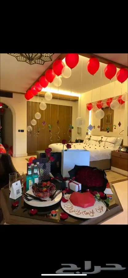 تنسيق ذكرى زواج وتجهيز غرف عرسان 7
