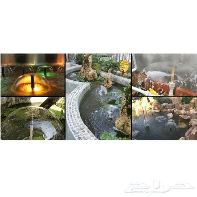 رأس نافورة كروية فطر مشروم 1