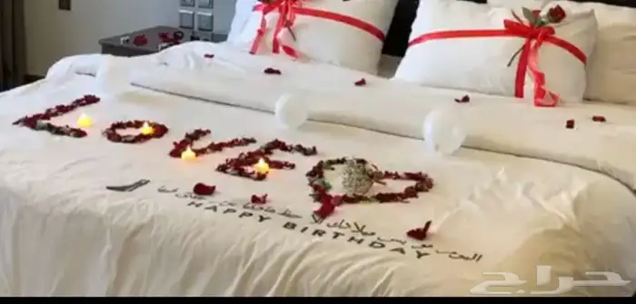 تنسيق ذكرى زواج وتجهيز غرف عرسان 1