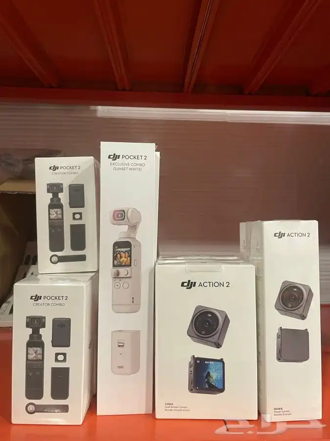 كاميرات اوزمو بوكيت 2 و اوزمو اكشن 2 dji pocket and Action 0