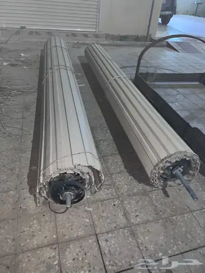 عدد 5 باب سحاب للمحلات كبير و وسط بدون مكينة 0