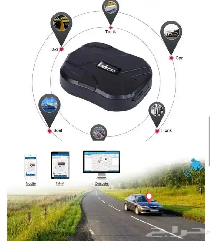 جهاز تتبع مركبات ابل حيوانات كرافانات 1