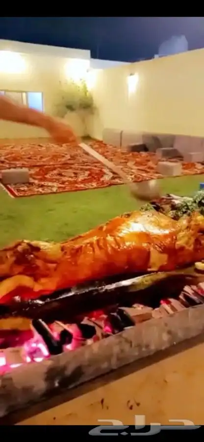 شوي الخروف كامل باالطريقه العثمانيه بموقعك 34