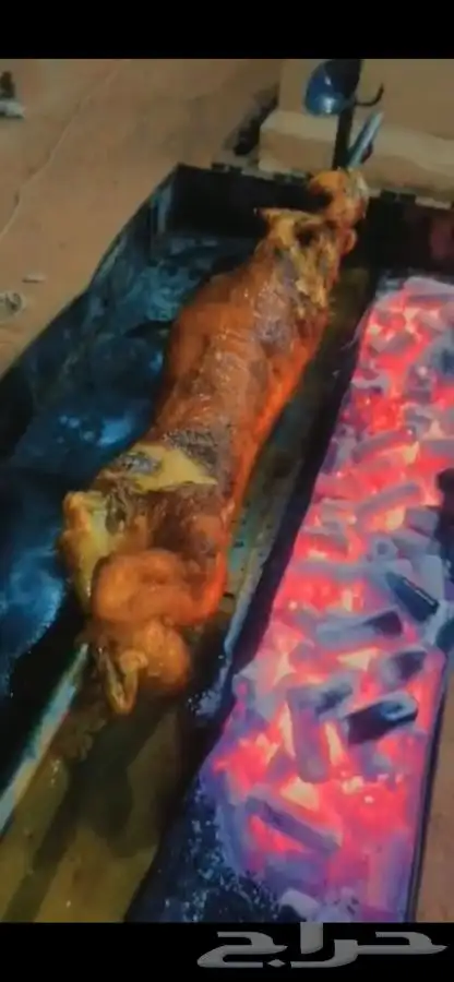 شوي الخروف كامل باالطريقه العثمانيه بموقعك 36