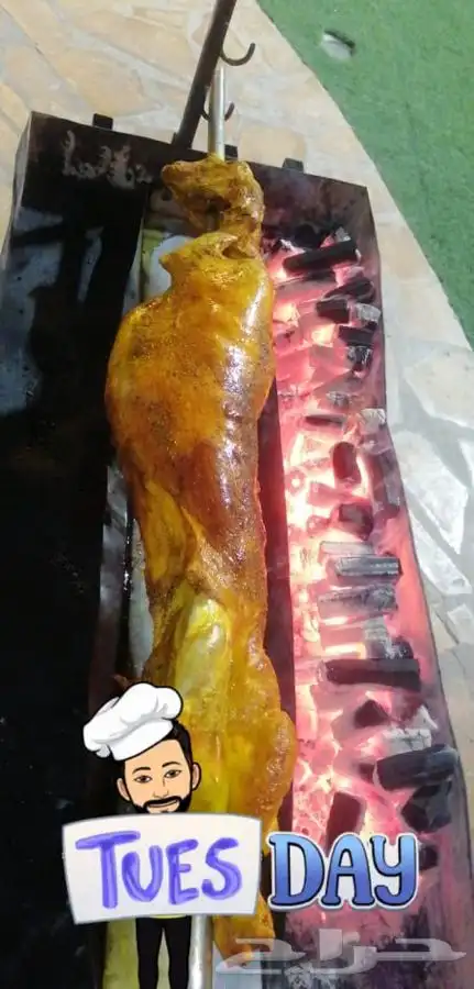 شوي الخروف كامل باالطريقه العثمانيه بموقعك 19