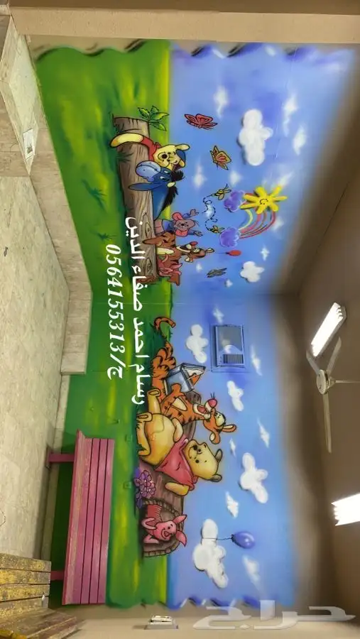 رسام جدران وخطاط 6