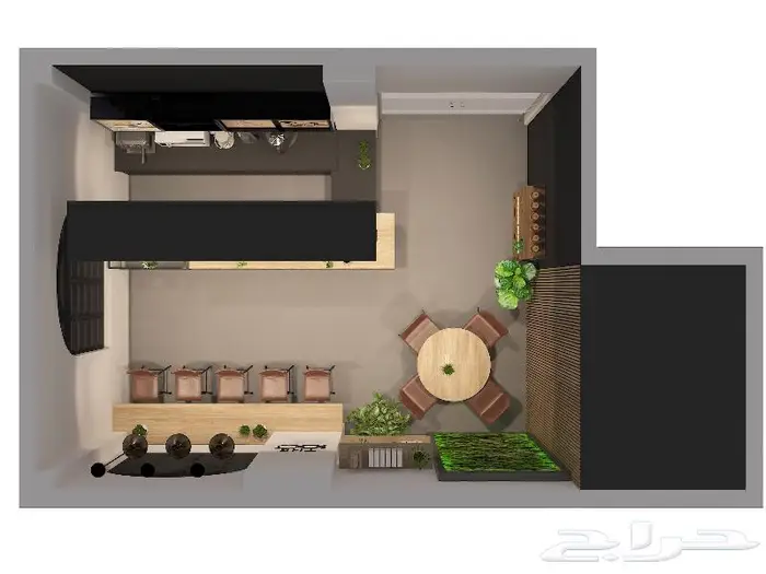تصميم وتنفيذ ديكور محلات وحدائق ومسابح 5