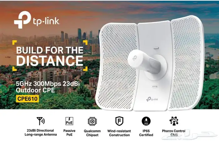  TP-LINK CPE610  5GHZ 300MBPS 23DBI OUTDOOR CPE 0