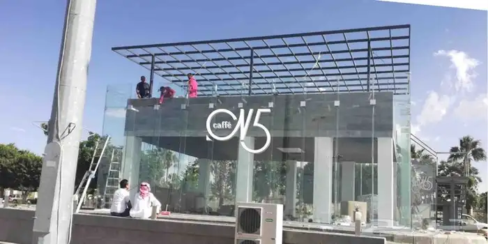 تصنيع تركيب احرف حروف بارزة واجهات كلايدنج قص ليزر ديكورات 47